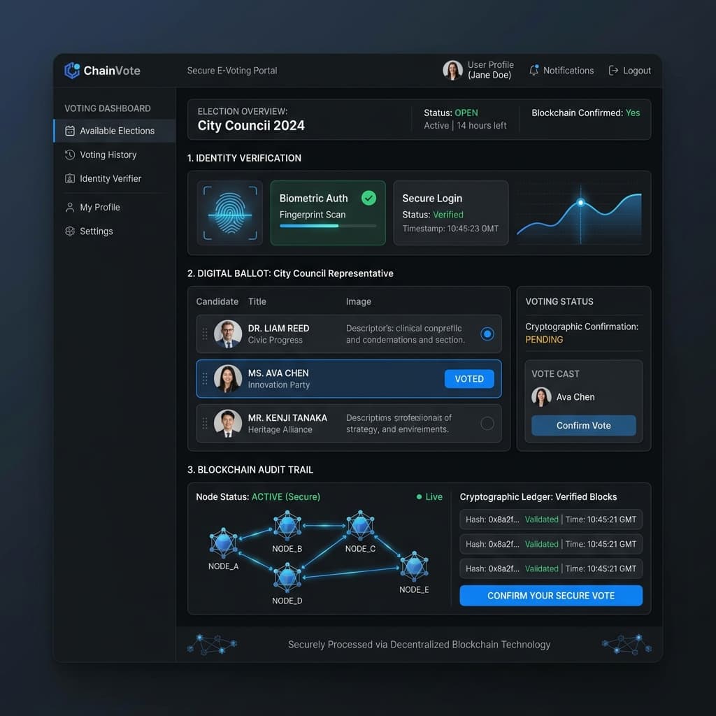 Blockchain E-Voting